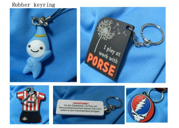 Kreative Zeichentrickfilm-Figur Keychains-Werbungs-Spezialitäten-fördernde Produkte