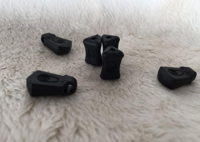 Metalldekorativer Reißverschluss der hohen Qualität Gummiumschaltbares zieht des silikon-/PVC