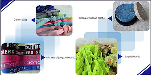 Spandex-Polyester falten farbige Band-Karton-Verpackung des Gummibänder-gewebten Materials zusammen