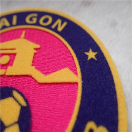 Football Club Custom Clothing Patches Heat Transfer Tatami Flocking Smooth Garment Labels