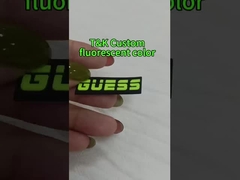 Geprägtes 3D-Logo Weiches Silikonbadge