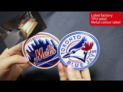 Custom TPU Wärmeübertragungsetikett 3d Gummi Patches Weiches TPU Etikett für Kleidung