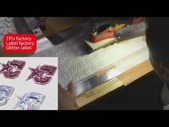 Customized TPU OEKOTEX Patches OEM Bekleidung Symphonie Roman Gummipatches