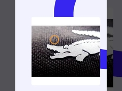 Anpassung von Schriftart und Farbe Wärmeübertragung Kleidung Etiketten / Silikon-Wärmepresse Tags