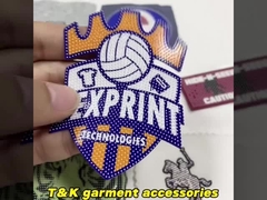 Umweltfreundliches Eisen auf Kleidungsstücken