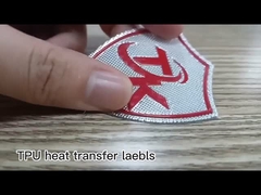 Aufkleber 3D TPU Silikon Weiches Wärmeübertragungslabel Logo Eisen auf T-Shirt