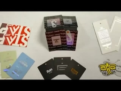 Eigene Marken-Papier-Hangtags für Kleidung