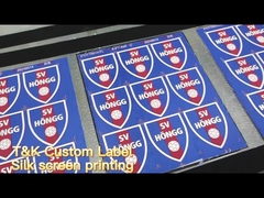 Seidendruck Kleidungsetiketten für Jacke Komfortabel