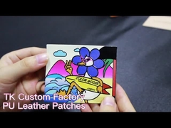 Besonderheiten für geprägte Lederflecken Markenname Tan Farbe Echt für Jeans