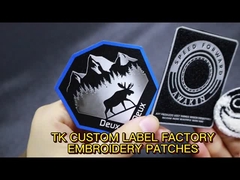 Personalisierte selbstklebende Stickblumenfläche für Hosen