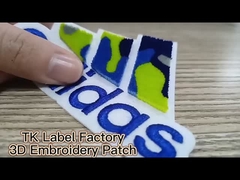 Schöne, ovale, maßgeschneiderte Kleidungspflaster mit Stickereien, Naht auf Abzeichen - umweltfreundlich