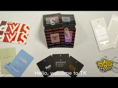 Personalisiertes Logo Bekleidungshängemerkmal