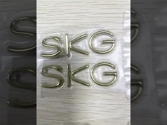 Custom Silber-Gold-TPU-Wärmeübertragung 3D-Embossed-Logo-Etikett für T-Shirt