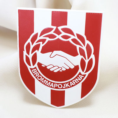 Aufgestelltes 3D-TPU-Logo, neuartiger gedruckter Custom Badge für Bekleidung