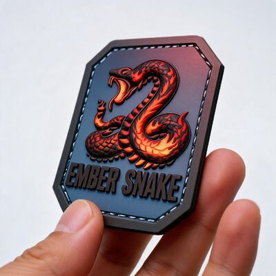 Benutzerdefinierte hochdichte 3D-Patches aus weichem PVC im Großhandel mit mehrfarbigem, personalisiertem, scharfem, detailgeprägtem Gummietikett