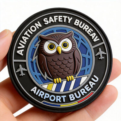 Custom 3D High Frequency TPU Badges with Silicone Material and Personalized Logos for Durable Apparel and Clothing Patch Branding