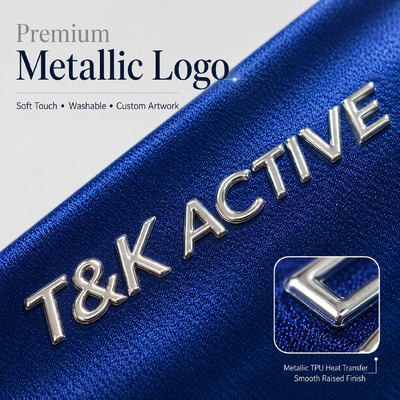 Custom 3D Raised Logo Silikon Wärmeübertragungsetiketten mit Waschbeständigkeit für Sportbekleidung