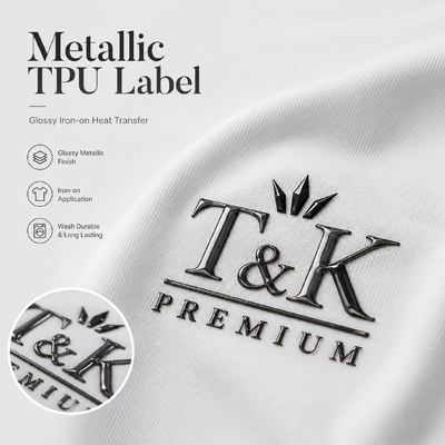3D Effect Wash-resistant TPU Heat Transfer Labels with Customized Designs for Apparel