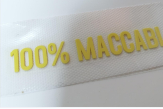 Kleidung kundengebundene Silikon-Wärmeübertragung beschriftet 3D formte Logo