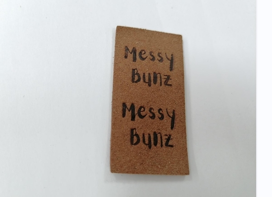 Lederner Aufkleber Veloursleder Microfiber PUs waschbar mit prägeartigem Logo