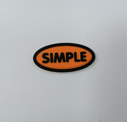 3M Reflective Embossed Custom nähen auf Logo Patches Silicone Badge