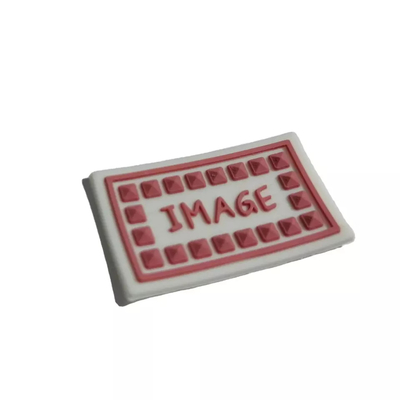 Silikon-Aufkleber fertigten Gummiflecken 3D die Wärmeübertragung besonders an, die für Kleid waschbar ist