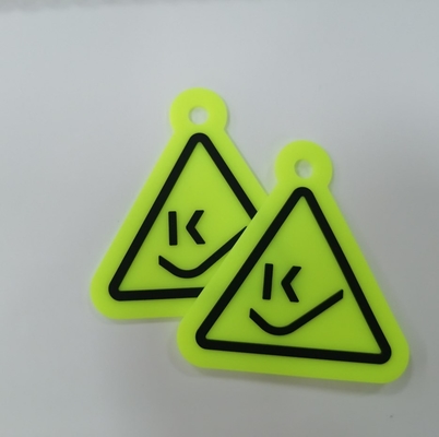 Nähen Gummiflecken-Ausweise PVC-Silikon-3D auf kundengebundenem waschbarem