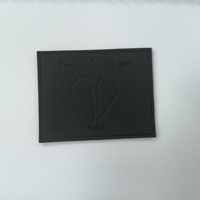 Waschbarer Aufkleber prägte Lederflicken-Veloursleder Microfiber PU