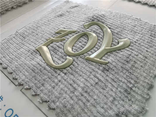 Waschbare Wärmeübertragungs-Kleidung des Ausweis-3D Tagless beschriftet Silikon-Material