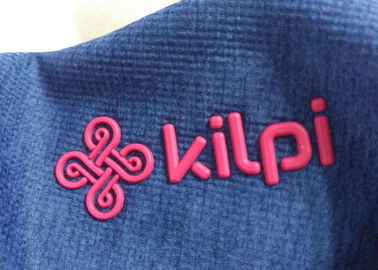 der Taschenkleidungs der hohen Qualität der Heizwärmepresse kundenspezifisches Drucksilikon-Hitze transfe des Logos 3d umweltfreundliches prägeartiges Gummi