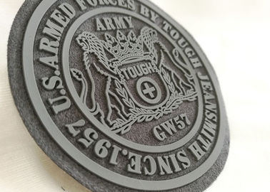 2mm Stärke-Gumminame beschriftet Polizei-PVC-Flecken, kundenspezifische Flecken des Gummi-3d