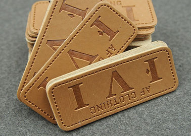 Dauerhafte kundenspezifische Kleidung bessert Lederflicken für das bedruckbare Jeans-Logo aus