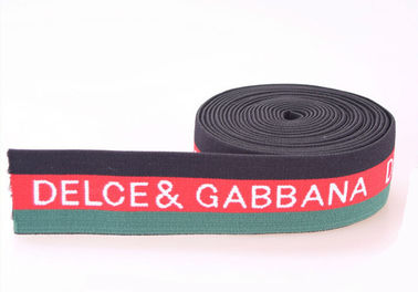 Bequemes und weiches Jacquardwebstuhl-elastische Band-gesponnenes elastisches Band 30mm