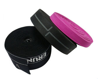 Multi farbige Jacquardwebstuhl-elastische Band-Baumwolltwill-Band ODM-Arten 100%