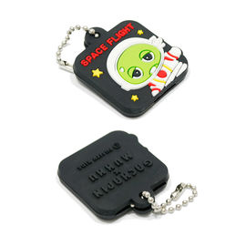 Personifizierte fördernde Geschenke für Kunden 3D weichen PVC-Gummi Keychain