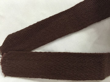 Farbiges gesponnenes Polyester-Band, 50 Mtrs/Rollenbaumwollfischgrätenmuster-Band