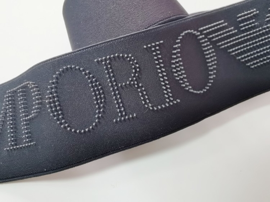 Zahnbürsten-Dot Printed Logo Black Elastic-Band Eco freundlich