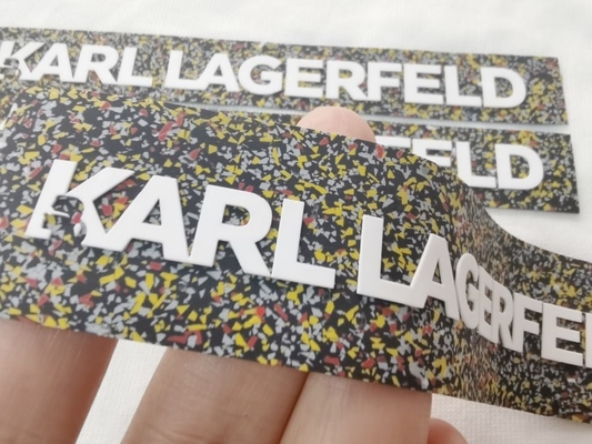 Pantone-Farbsilikon-Wärmeübertragungs-Aufkleber gemacht vom Wertstoff