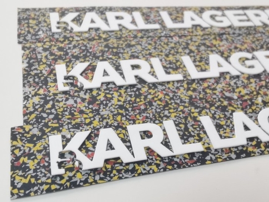 Pantone-Farbsilikon-Wärmeübertragungs-Aufkleber gemacht vom Wertstoff