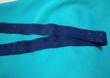 Polyester 100%/das Nylon, das gestrickt wurde, falteten das elastische Band mit Logo geprägt