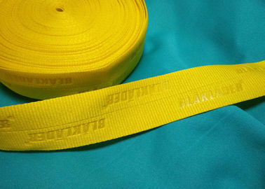 Polyester 100%/das Nylon, das gestrickt wurde, falteten das elastische Band mit Logo geprägt