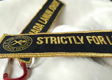 Stickerei-Logo Keychains 2.5cm Gold3d