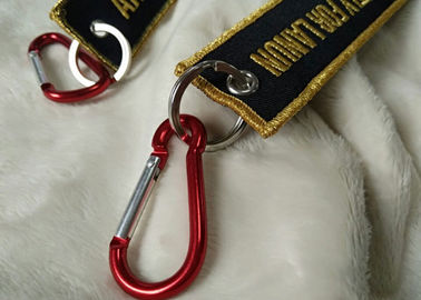 Stickerei-Logo Keychains 2.5cm Gold3d