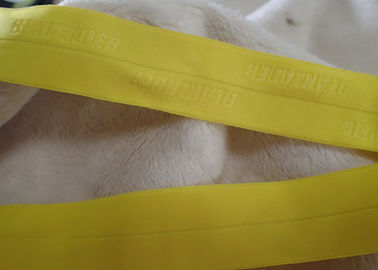 25mm Jacquardwebstuhl-elastisches Band mit Prägungslogo für Abnutzung im Freien