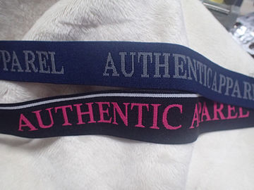 30mm Gewohnheits-Logo-Silikonkautschuk-Streifen/nicht Beleg-elastisches Band