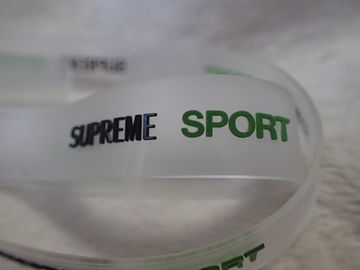 Kundenspezifisches Logo prägte Gummiflecken des aufkleber-/PVC für Headwear