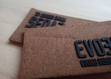 Personifizierter Logo Garment Leather Patch Custom prägte Jeans-Lederflicken-Aufkleber