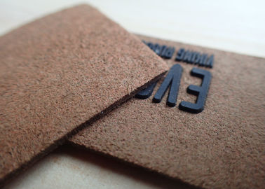 Personifizierter Logo Garment Leather Patch Custom prägte Jeans-Lederflicken-Aufkleber
