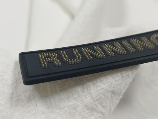 OEKOTEX Embossed Logo Waschbare Patches Verhandelbare kundenspezifische Patches