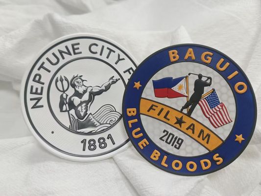 Aufgestelltes 3D-TPU-Logo, neuartiger gedruckter Custom Badge für Bekleidung